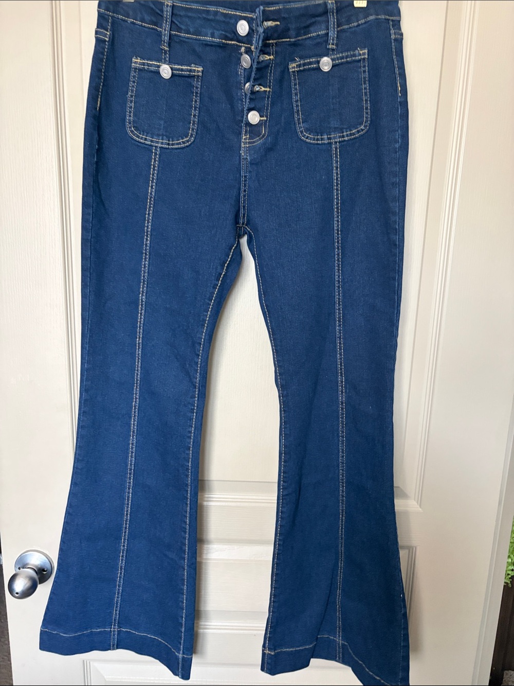Women’s Dark Blue Flared Jeans